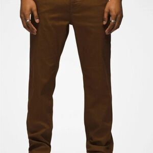 Prana Men’s Sepia Brown Bridger Soft Stretch Denim Jeans EUC Size 30 x 29